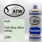 Preview: Audi, Pale Blue (Blue White), L289: 400ml Sprühdose, von ATW Autoteile West.